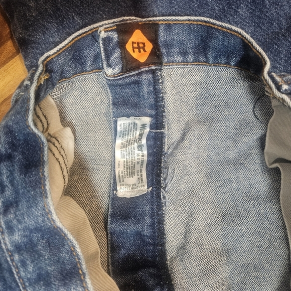 Wrangler FR Flame Resistant Jeans 38x30 Men Blue Denim Workwear HRC2 2112 13MWZ - Picture 8 of 11